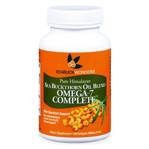 Seabuck Wonders Sea Buckthorn Oil Blend Omega-7 Complete 500 Mg Softgels - 120 Ea